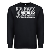 Black US Navy Retired Shirt Premium Sweatshirt - longCreatives