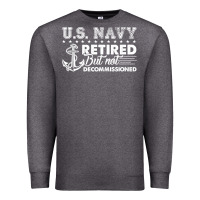 Charcoal Heather US Navy Retired Shirt Premium Sweatshirt - longCreatives