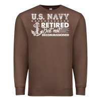 Chestnut US Navy Retired Shirt Premium Sweatshirt - longCreatives