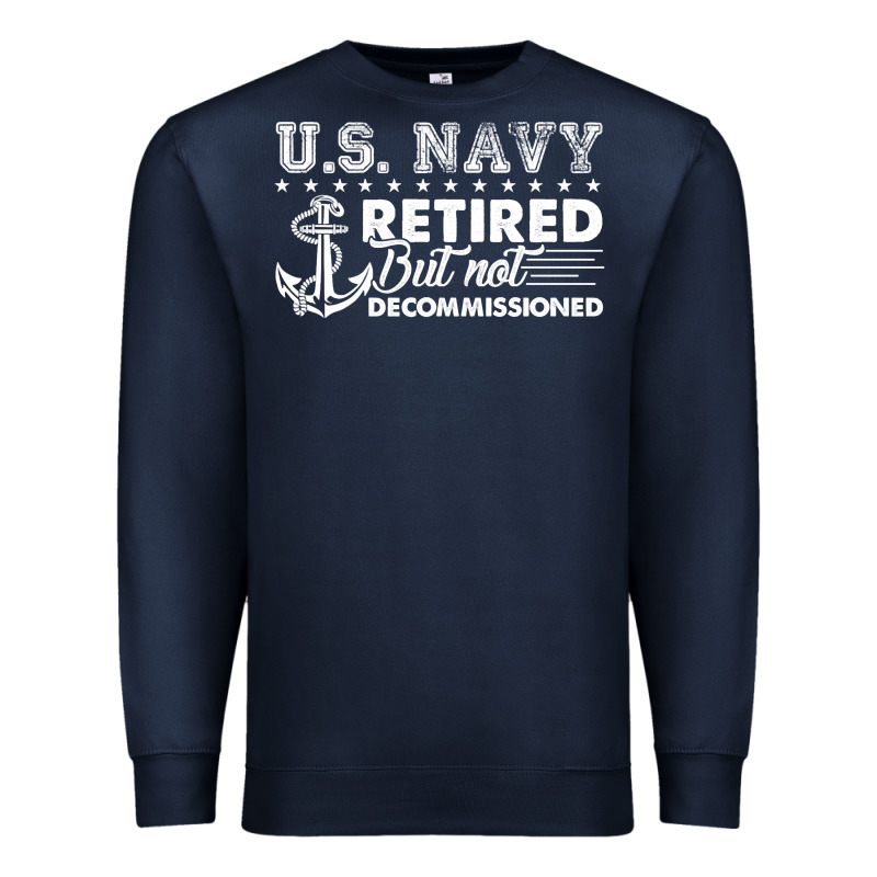 Us Navy Retired Shirt Premium Sweatshirt by longCreatives | Teevron
