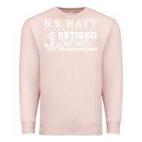 Pale Pink US Navy Retired Shirt Premium Sweatshirt - longCreatives