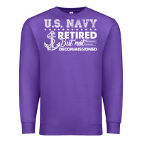 Purple US Navy Retired Shirt Premium Sweatshirt - longCreatives