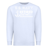 White US Navy Retired Shirt Premium Sweatshirt - longCreatives