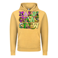Vintage Mustard mardi gras crew olivia Vintage Hoodie - OliviaCreatesArt
