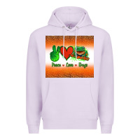 Lilac peace love frogs Premium Hoodie - Jasminsmagicworld