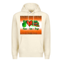 Sandshell peace love frogs Premium Hoodie - Jasminsmagicworld