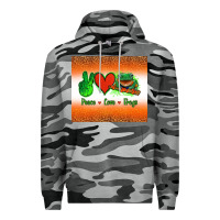 Slate Camo peace love frogs Premium Hoodie - Jasminsmagicworld