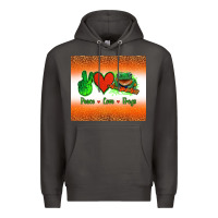 Smoke peace love frogs Premium Hoodie - Jasminsmagicworld