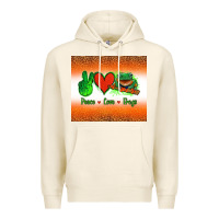 Tofu peace love frogs Premium Hoodie - Jasminsmagicworld