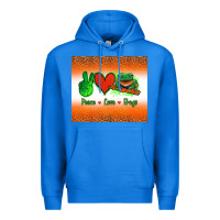 True Royal peace love frogs Premium Hoodie - Jasminsmagicworld