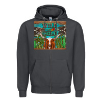 Smoke whild child longhorn  cactus cowhide Zipper Hoodie - Artiststas