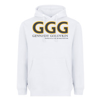 White GENNADY GOLOVKIN - Official Merchandise Heavyweight Hoodie - longCreatives