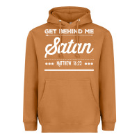 Meerkat Get behind me Satan Matthew 1623 Quote Heavyweight Hoodie - longCreatives
