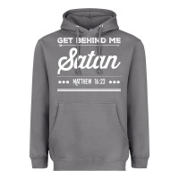 Storm Get behind me Satan Matthew 1623 Quote Heavyweight Hoodie - longCreatives