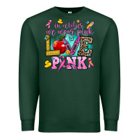 Sports Green in october we wear pink love pink Premium Sweatshirt - AdoDesignShop