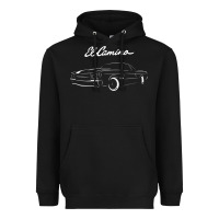 Black El Camino Heavyweight Hoodie - longCreatives