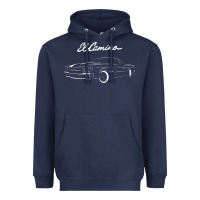 Navy El Camino Heavyweight Hoodie - longCreatives