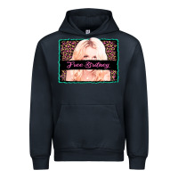 Navy free britney leopard glitter Urban Hoodie - AdoDesignShop