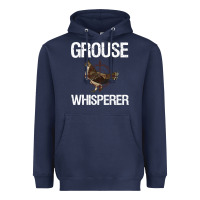 Navy Ruffed Grouse Hunting Bird Spruce Grouse Heavyweight Hoodie - longCreatives