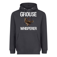 Smoke Ruffed Grouse Hunting Bird Spruce Grouse Heavyweight Hoodie - longCreatives