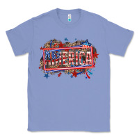 Colony Blue America Classic Tee - HowdyJamesFarm