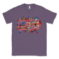 Lavender America Classic Tee - HowdyJamesFarm