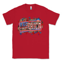 Red America Classic Tee - HowdyJamesFarm