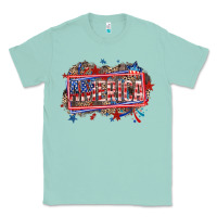 Seafoam America Classic Tee - HowdyJamesFarm