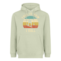 Matcha Skater - This Is How I Roll Retro Skateboard Gift Heavyweight Hoodie - longCreatives