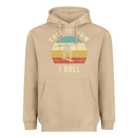 Mushroom Skater - This Is How I Roll Retro Skateboard Gift Heavyweight Hoodie - longCreatives