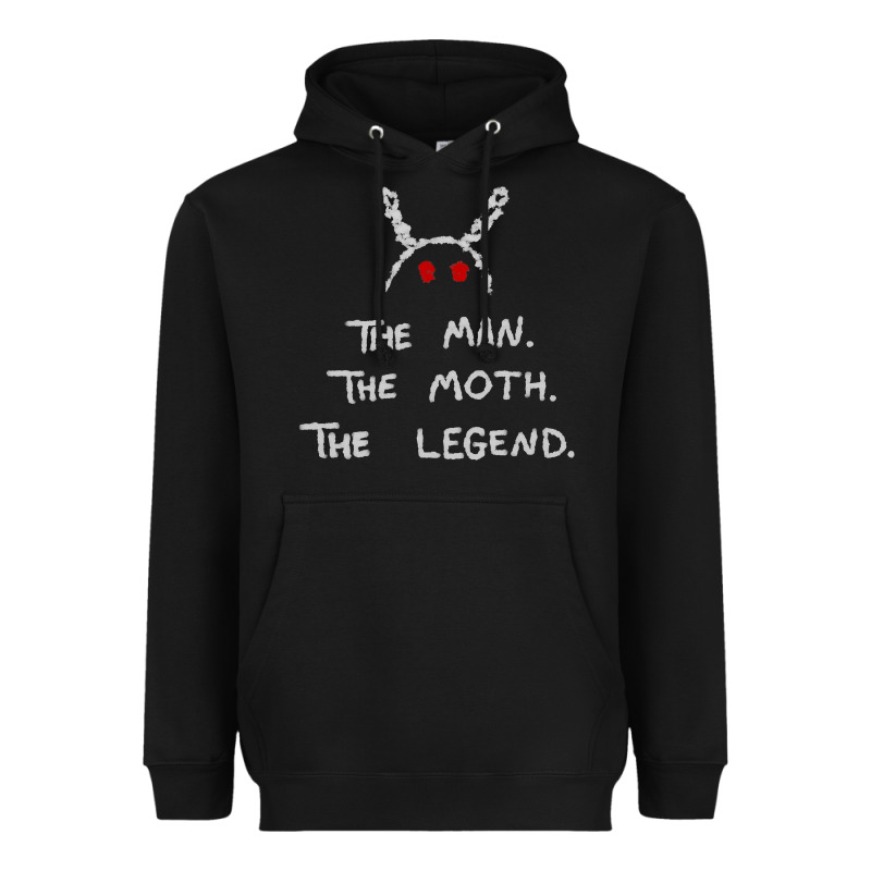 The Man The Moth The Legend Mothman Heavyweight Hoodie by longCreatives | Teevron