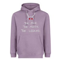 Lavender The Man The Moth The Legend Mothman Heavyweight Hoodie - longCreatives