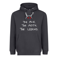 Smoke The Man The Moth The Legend Mothman Heavyweight Hoodie - longCreatives