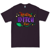 Plum resting witch face Premium Tee - Jasminsmagicworld