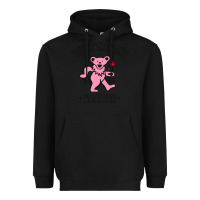 Black The Women Are Dancing Bear Smarter Heavyweight Hoodie - longCreatives