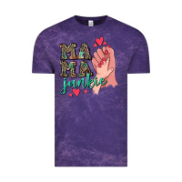 Cloud Purple Mama Junkie Mother's Day Vintage Tee - CowGirlArtShop