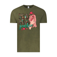 Vintage Olive Mama Junkie Mother's Day Vintage Tee - CowGirlArtShop