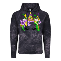 Cloud Black unicorn mardi gras olivia Vintage Hoodie - OliviaCreatesArt