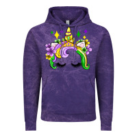 Cloud Purple unicorn mardi gras olivia Vintage Hoodie - OliviaCreatesArt