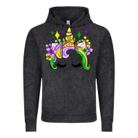 Vintage Black unicorn mardi gras olivia Vintage Hoodie - OliviaCreatesArt