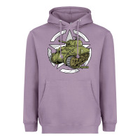 Lavender Sherman M4A1 WWII Army Tank History Vintage Heavyweight Hoodie - longCreatives