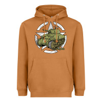 Meerkat Sherman M4A1 WWII Army Tank History Vintage Heavyweight Hoodie - longCreatives