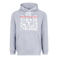 Heather Grey Just One More Car I Promise Mechanic Gift Car Lover Garage Heavyweight Hoodie - longCreatives