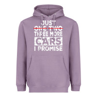 Lavender Just One More Car I Promise Mechanic Gift Car Lover Garage Heavyweight Hoodie - longCreatives