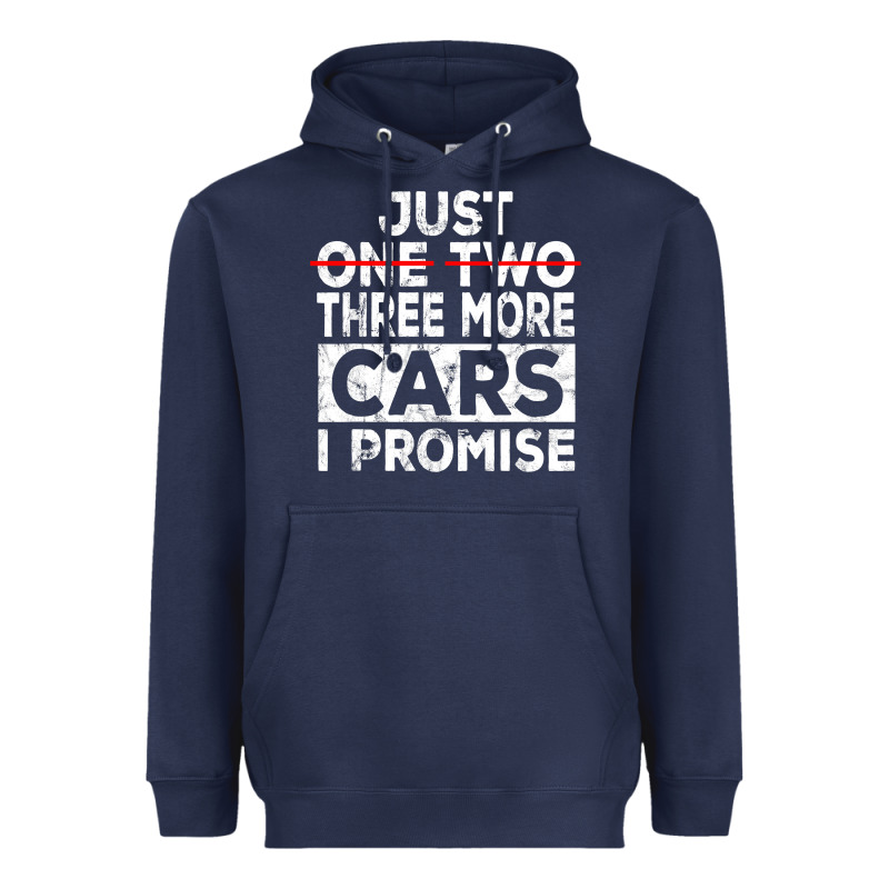 Just One More Car I Promise Mechanic Gift Car Lover Garage Heavyweight Hoodie by longCreatives | Teevron