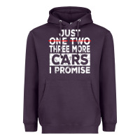 Plum Just One More Car I Promise Mechanic Gift Car Lover Garage Heavyweight Hoodie - longCreatives