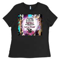 Black i'm sorry if you find my resting bitchface intimid Ladies Tee - TumblerDesignByShophia