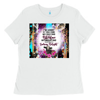 White i'm sorry if you find my resting bitchface intimid Ladies Tee - TumblerDesignByShophia