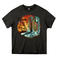 Asphalt Blame It All On My Roots Heavy Core Tee - JahusDesignShop