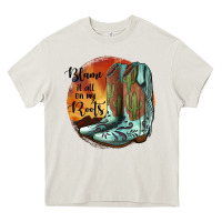 Cream Blame It All On My Roots Heavy Core Tee - JahusDesignShop